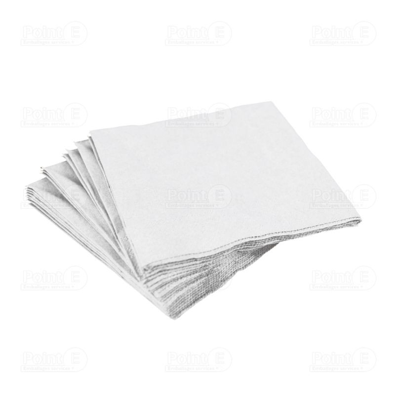 Serviettes blanches