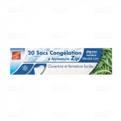 Sacs congélation - Fermeture par zip