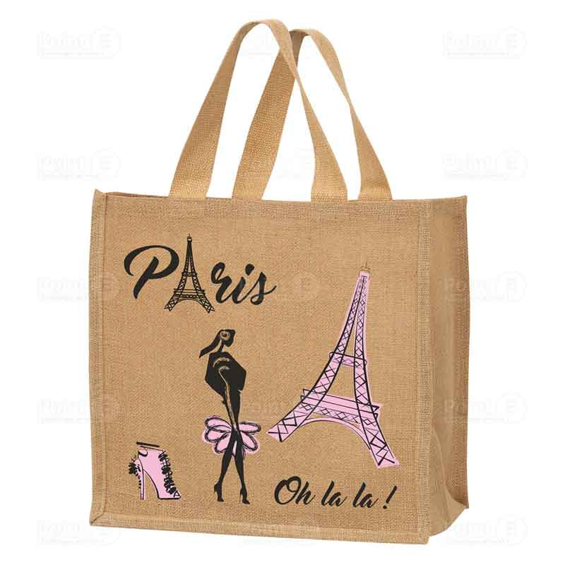 Cabas jute "Paris"