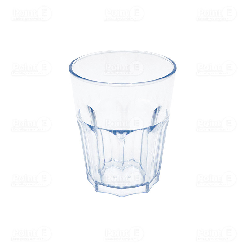 Verres à eau réemployables