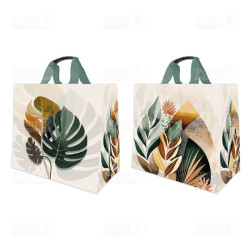 Sacs cabas "Feuilles tropicales"