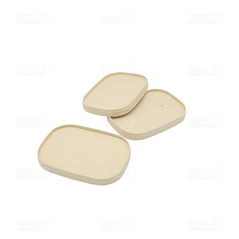 Couvercles en bambou pour barquettes bambou Couvercles en bambou pour barquettes bambou